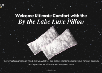 Embrace Nature’s Serenity with the ‘By The Lake’ Luxe Pillow from BUTLER Shop