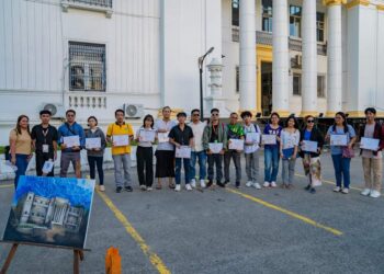 Samar Capitol stands out in National Arts Month On-the-Spot Painting Contest