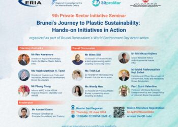 Registration Open for Webinar on Private Sector Initiatives to Reduce Marine Plastics “Brunei’s Journey to Plastic Sustainability: Hands-on Initiatives in Action”