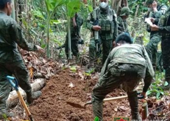Remains of Top NPA Leader Exhumed in Northern Samar