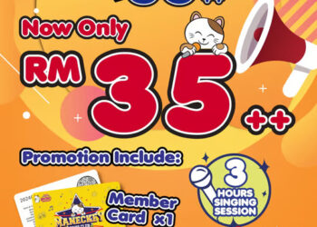 RM0 Karaoke Room Charge Now at Pearl Point & Sunway Giza!