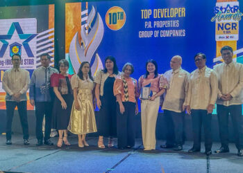 P.A. Properties named Pag-IBIG Fund Top 10 developer in NCR