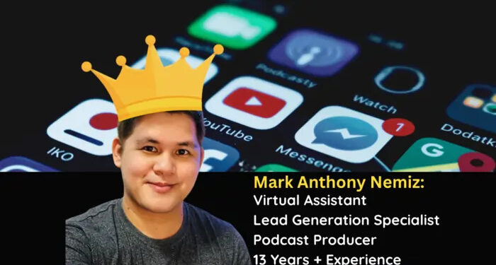 PH Virtual Assistant Mark Anthony Nemiz Recognized as Top Podcast Producer and Lead Generation Specialist in 2025