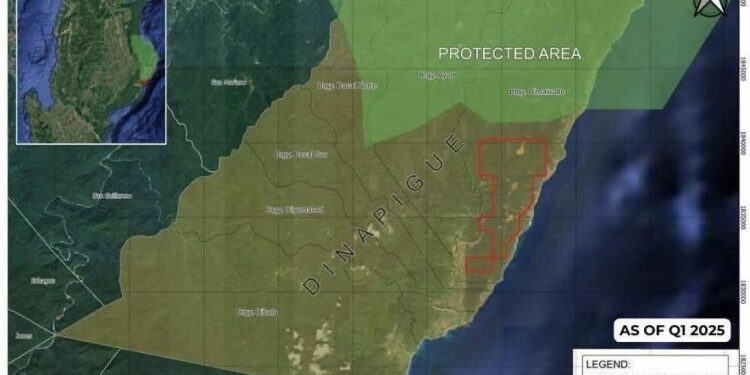 DMC OPERATIONS IS OUTSIDE THE SIERRA MADRE PROTECTED AREA