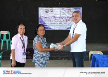 Sta. Margarita seniors receive ₱4.56-M in social pensions