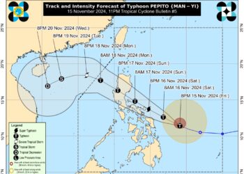 Typhoon Pepito Intensifies, Brings Severe Weather to Eastern Visayas