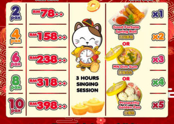 Ring in Chinese New Year 2025 with Karaoke Manekineko’s Golden Year Celebration Packages!