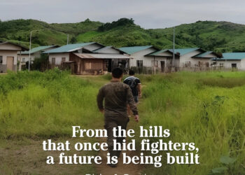 SPECIAL REPORT: From the hills that once hid fighters, a future is being built