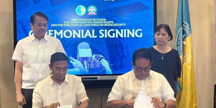 CHR, PTFoMS strengthen ties to protect journalists’ rights and safety